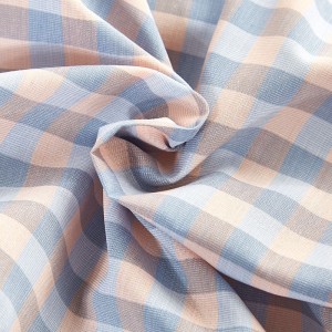 Hot Sale 100% Cotton Plaid Fabric For Shirt