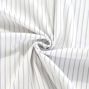 Best Hot Selling 68 Cotton 30 Nylon 2 Elastic Striped Yarn Dyed Fabric for Shirts
