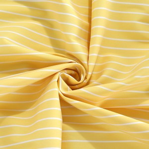 Best Hot Selling 68 Cotton 30 Polyester 2 Elastic Striped Yarn Dyed Fabric for Shirts