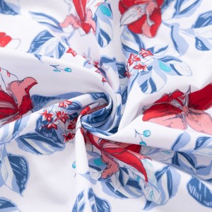 Super Hot Selling Floral 100 Custom Printed Cotton Fabric for Shirts