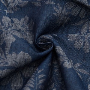 Super Hot Selling 100% Linen Yarn Dyed Printed Fabric for Shirts