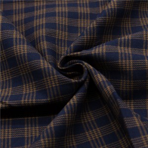 Super Hot Selling Cotton Spandex Yarn Dyed Check Plaid Fabric for Shirts